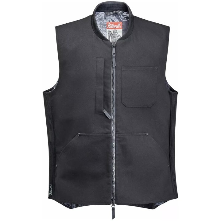Mc-väst Textil 4 Speed Svart BILTWELL – bild 7