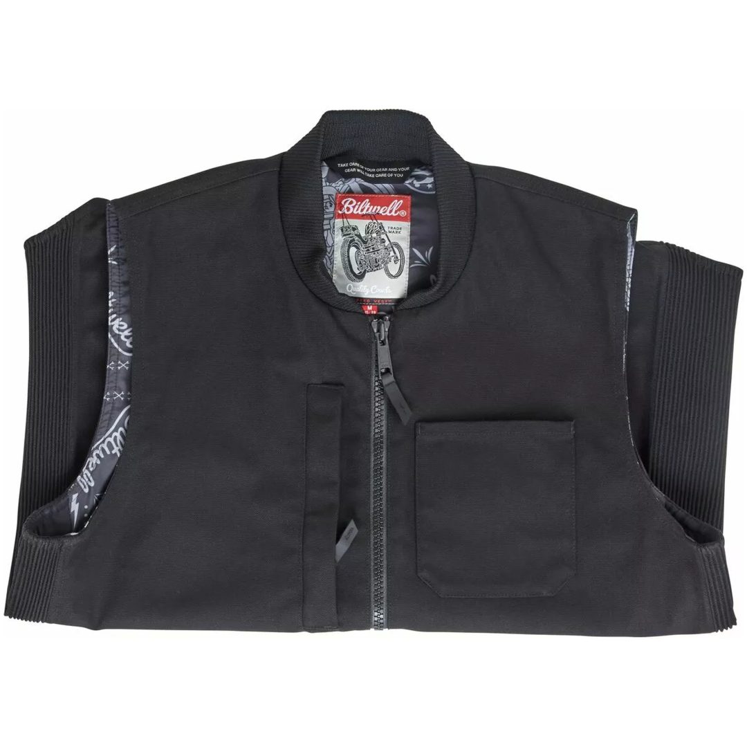 Mc-väst Textil 4 Speed Svart BILTWELL – bild 8