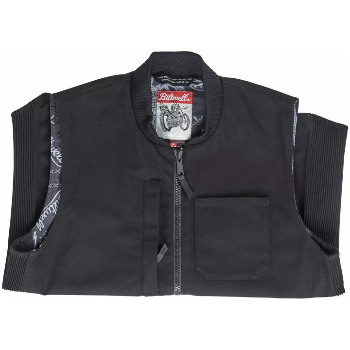 Mc-väst Textil 4 Speed Svart BILTWELL – bild 8