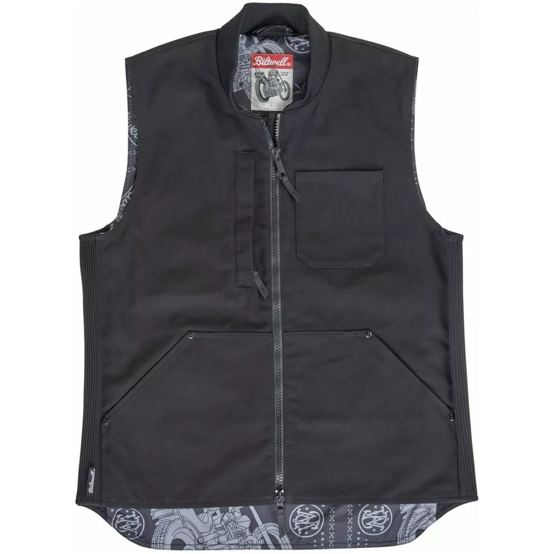 Mc-väst Textil 4 Speed Svart BILTWELL