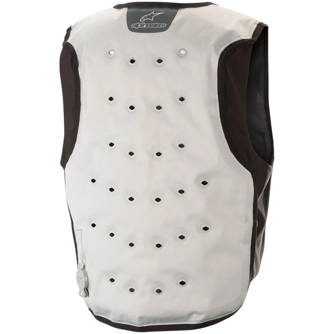 Mc-väst Textil Cooling Svart/vit ALPINESTARS Small/Medium – bild 2