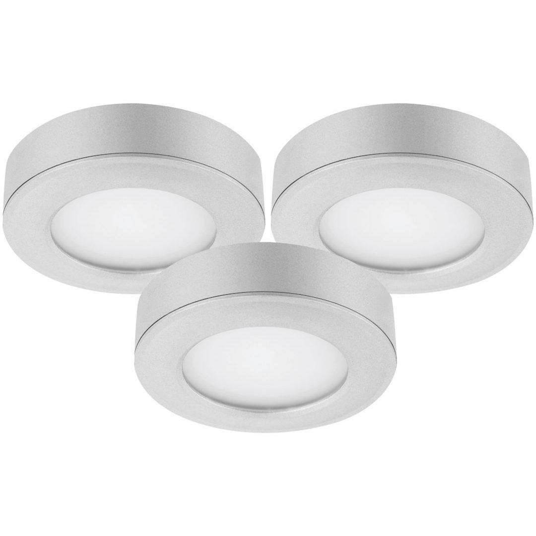 MD-209, LED-downlightset, Satin, 12W, 230V, IP21 MALMBERGS