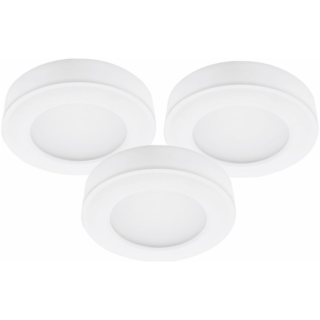 MD-209, LED-downlightset, Vit, 12W, 230V, IP21 MALMBERGS