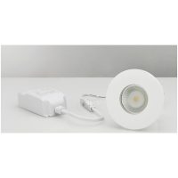MD-315, LED-downlight, 5W, 230V, Matt vit, IP44 MALMBERGS