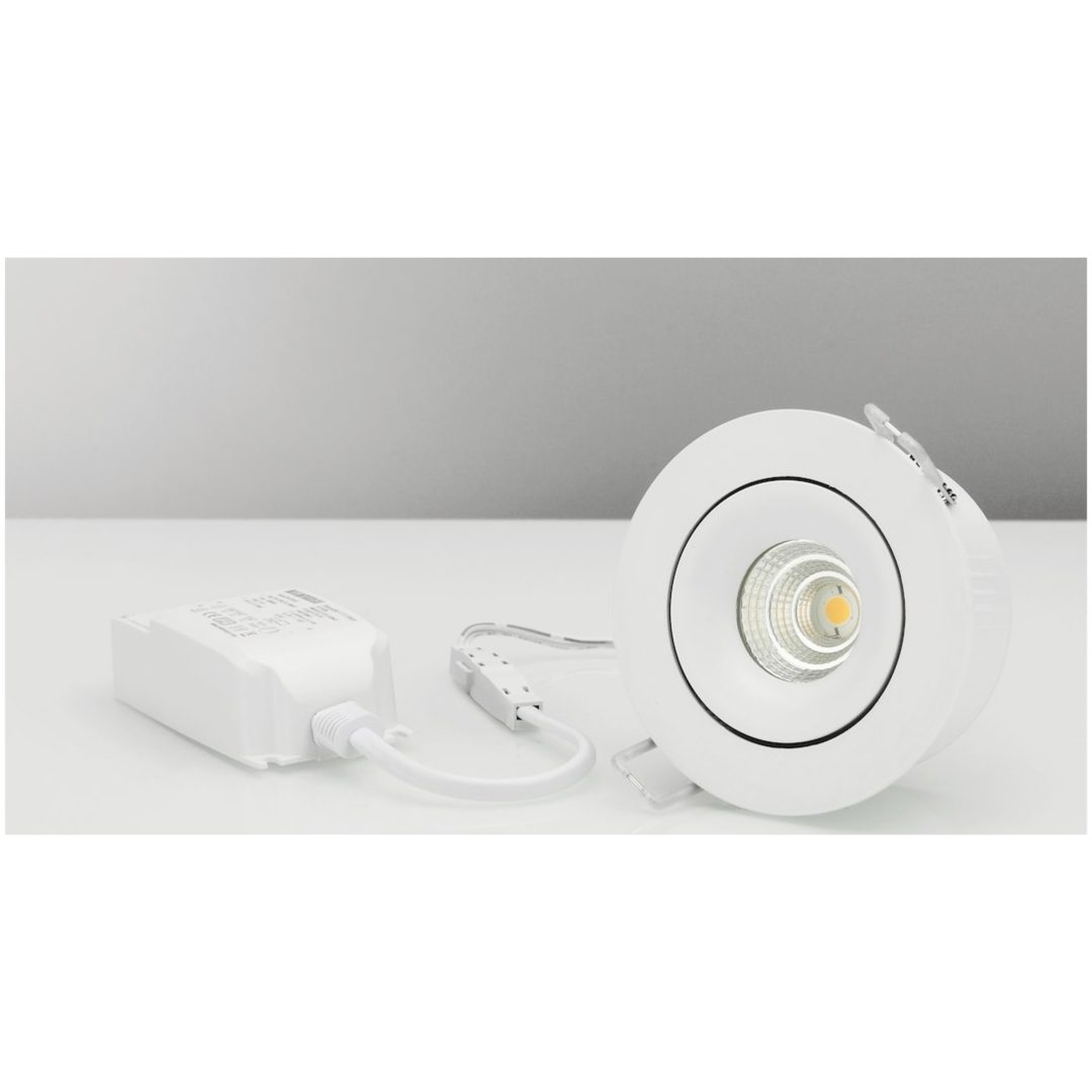 MD-70 Outdoor, LED-downlight, 7W, 230V, Vit, IP23 MALMBERGS