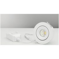 MD-70 Outdoor, LED-downlight, 7W, 230V, Vit, IP23 MALMBERGS