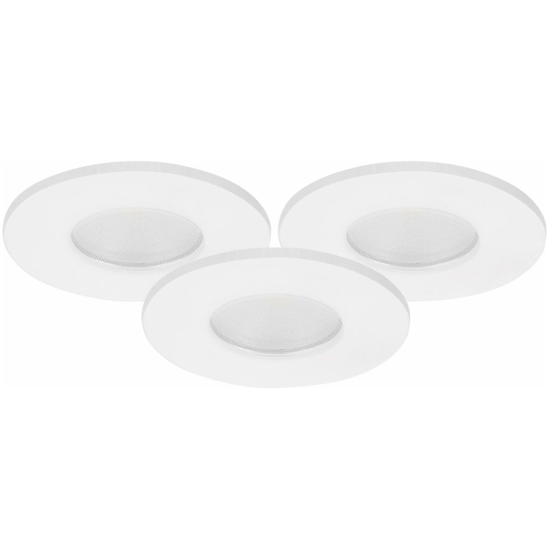 MD-776, LED-downlightset, Vit, 3,4W, 230V, IP44 MALMBERGS