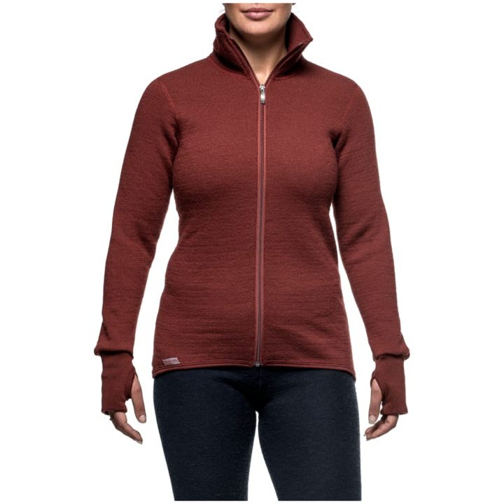 Mellanlager Full Zip 400 Roströd Woolpower – bild 6