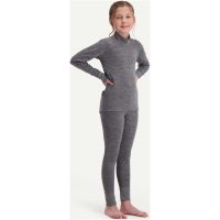 Merino Extra Warm underställ barn grå 150 Svala