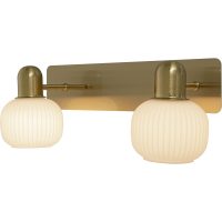 Messina Vägglampa 2:a, Matt Mässing ANETA HOME