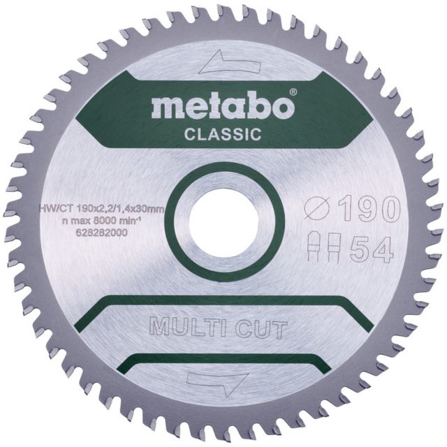 Cirkelsågklinga Multi Classic METABO HW/CT