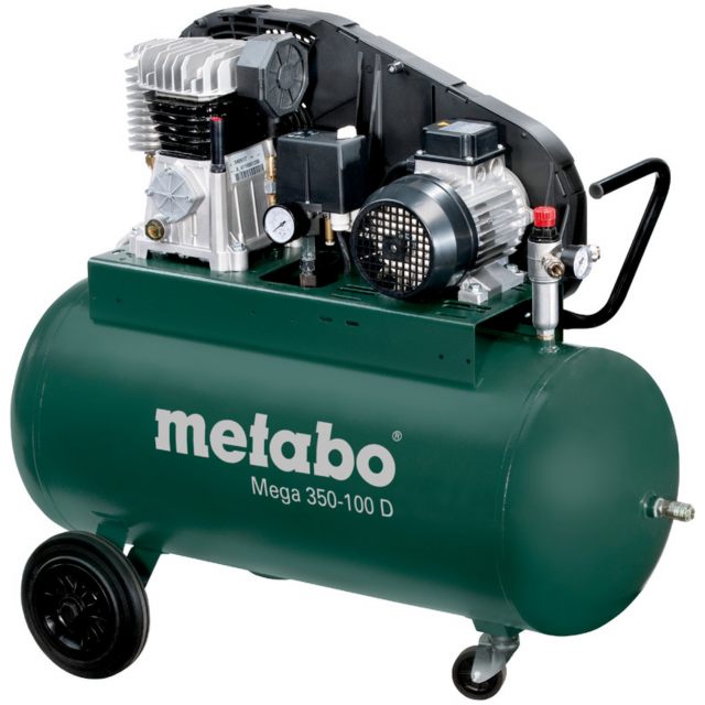 Kompressor 10 bar Mega 350-100 D METABO 90 Liter