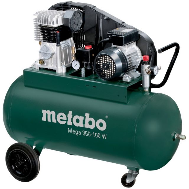Kompressor 10 bar Mega 350-100 W METABO 90 Liter
