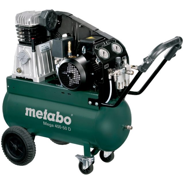 Kompressor 10 bar Mega 400-50 D METABO 50 Liter