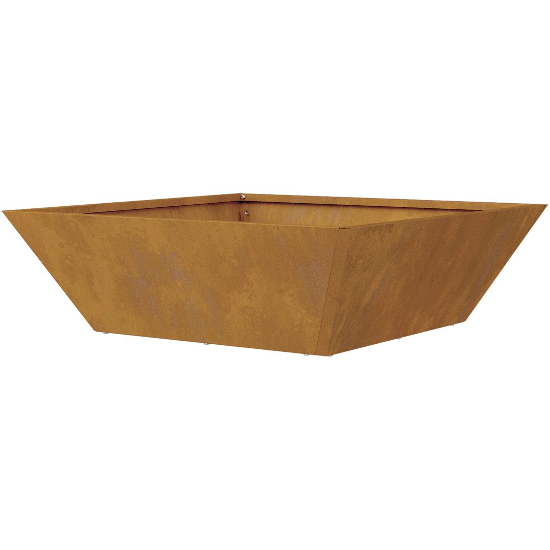 Metal Kruka Väderbeständigt stål vidaXL 50 x 50 x 15 cm – bild 8