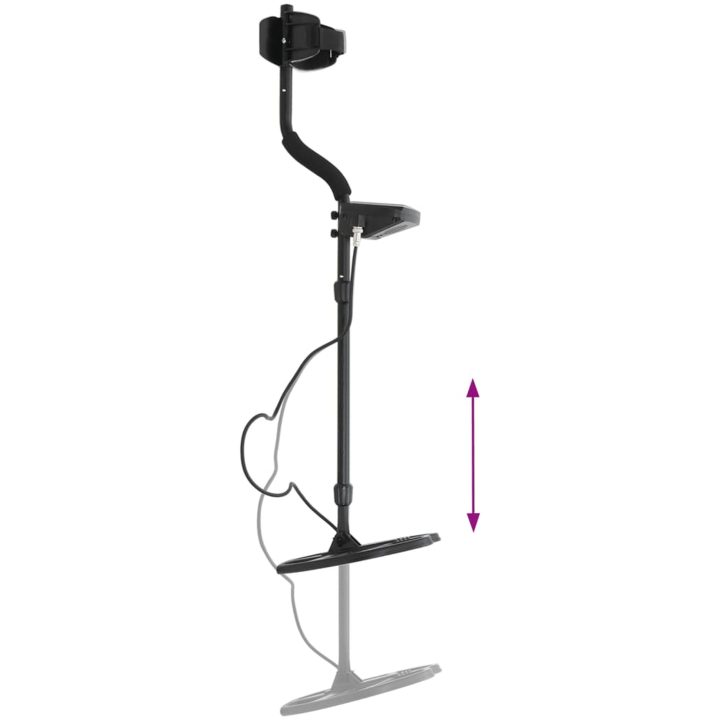 Metalldetektor 20 cm sökdjup med LCD-skärm vidaXL 28 x 22 x 122 cm – bild 4
