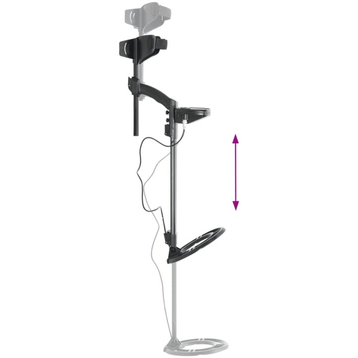 Metalldetektor 24 cm sökdjup med LCD-skärm vidaXL 41 x 25 x 127,5 cm – bild 4