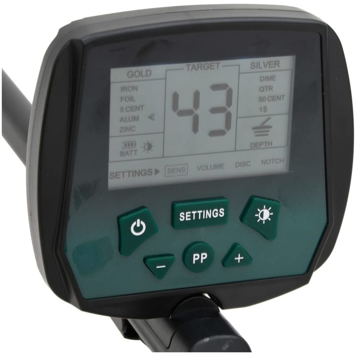 Metalldetektor 24 cm sökdjup med LCD-skärm vidaXL 41 x 25 x 127,5 cm – bild 6