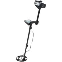 Metalldetektor 24 cm sökdjup med LCD-skärm vidaXL