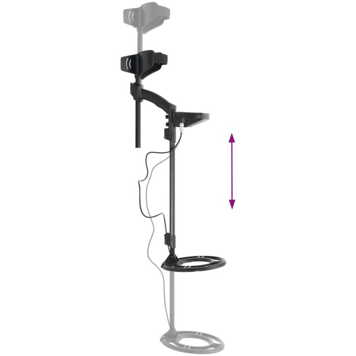 Metalldetektor autotune 18 cm sökdjup med pinpoint vidaXL 39 x 25 x 127 cm – bild 4
