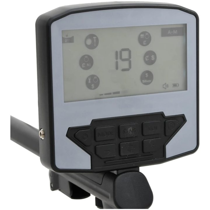 Metalldetektor autotune 18 cm sökdjup med pinpoint vidaXL 39 x 25 x 127 cm – bild 6