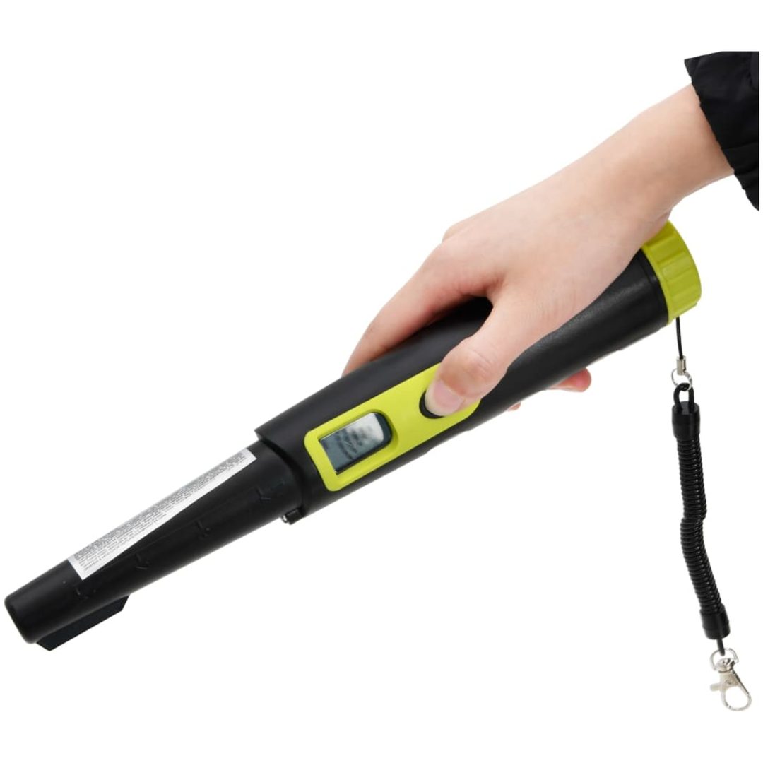 Metalldetektor pinpointer med LCD Display svart och gul vidaXL – bild 2