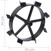 Metallhjul till 6,5 HK jordfräs 2 st vidaXL – miniatyr 11