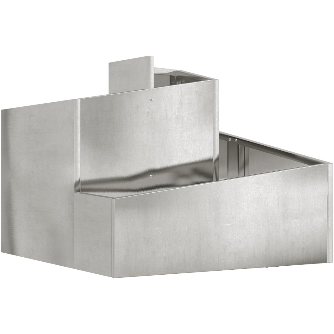 Metallkruka Galvaniserad Galvaniserad stål Medium Metallkruka vidaXL 60 x 60 x 50 cm – bild 2