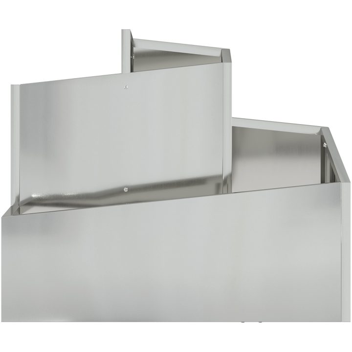 Metallkruka Galvaniserad Galvaniserad stål Medium Metallkruka vidaXL 60 x 60 x 50 cm – bild 5