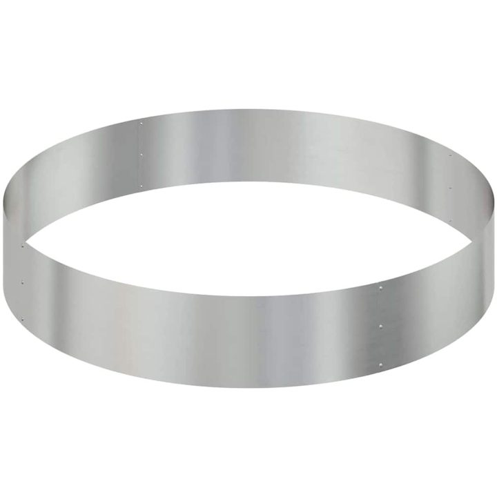 Metallkruka Galvaniserat stål Hållbar Stor Kruka Rund vidaXL ⌀120 cm – bild 5