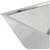 Metallkruka Galvaniserat stål Metallkruka vidaXL 50 x 50 x 15 cm – miniatyr 9