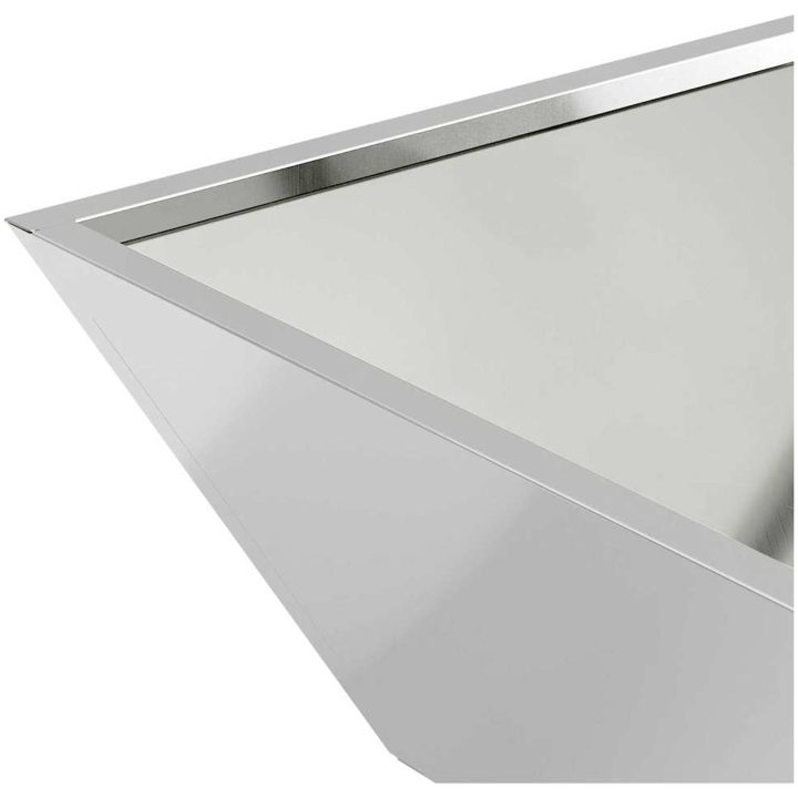 Metallkruka Galvaniserat stål Metallkruka vidaXL 50 x 50 x 15 cm – bild 9