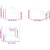 Metallkruka Olivgrön Metall Medium Stapelbar Rektangulär vidaXL 60 x 60 x 50 cm – miniatyr 8