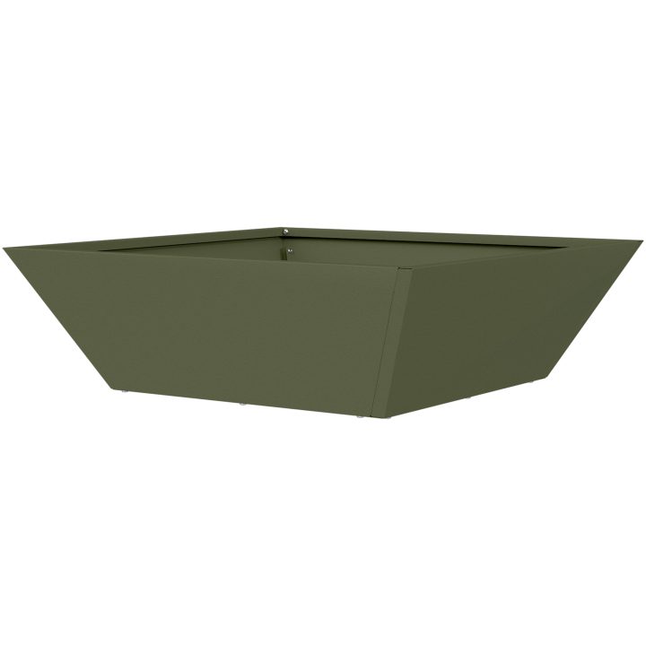 Metallkruka Olivgrön Metall vidaXL 50 x 50 x 15 cm – bild 7