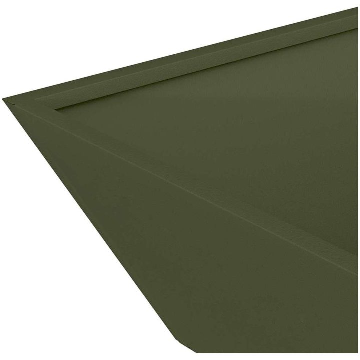 Metallkruka Olivgrön Metall vidaXL 50 x 50 x 15 cm – bild 9