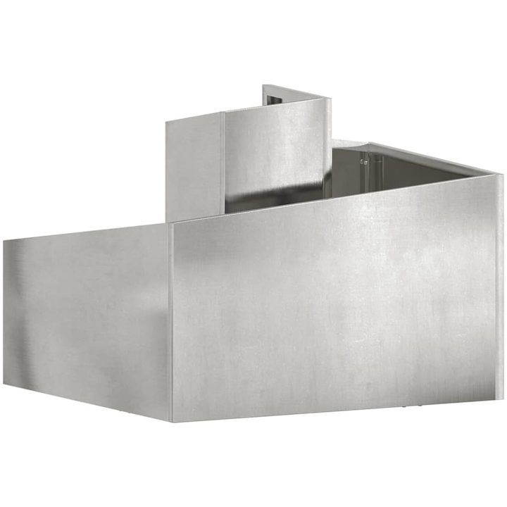 Metallkruka Rostfritt Stål Stor Hållbar Metallkruka Rektangulär vidaXL 60 x 60 x 50 cm – bild 7