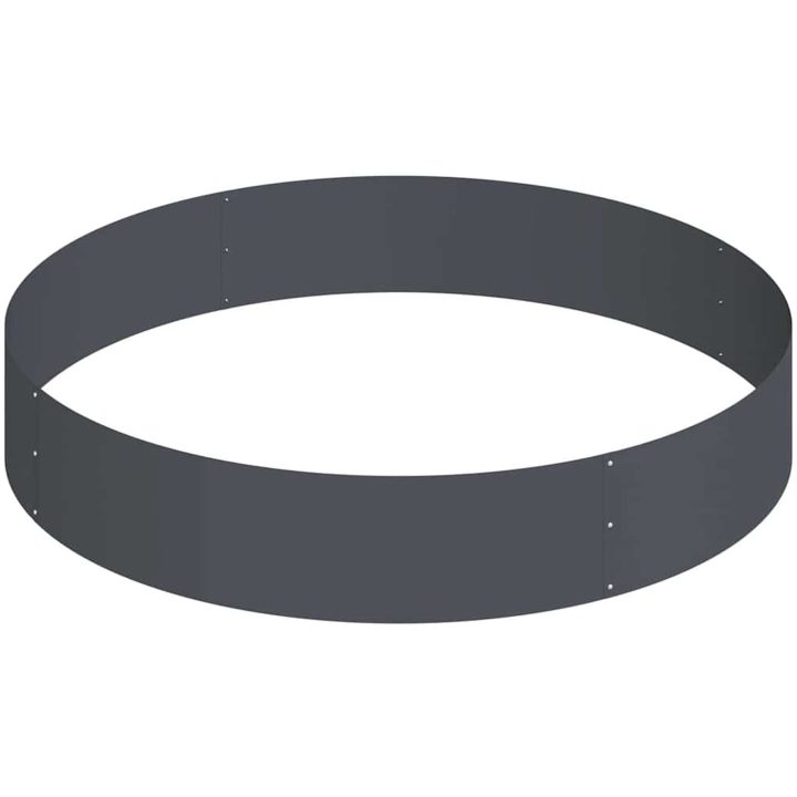 Metallkruka Stål Dekorativa Inläggningar Metallkruka vidaXL ⌀120 cm – bild 5