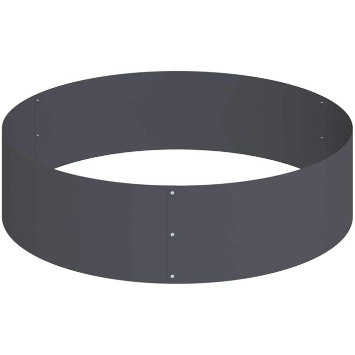 Metallkruka Stål Dekorativa Inläggningar Metallkruka vidaXL ⌀120 cm – bild 6