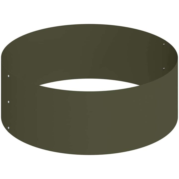 Metallkruka Stål/olivgrön Stål Modulär Metallkruka vidaXL ⌀90 cm – bild 6