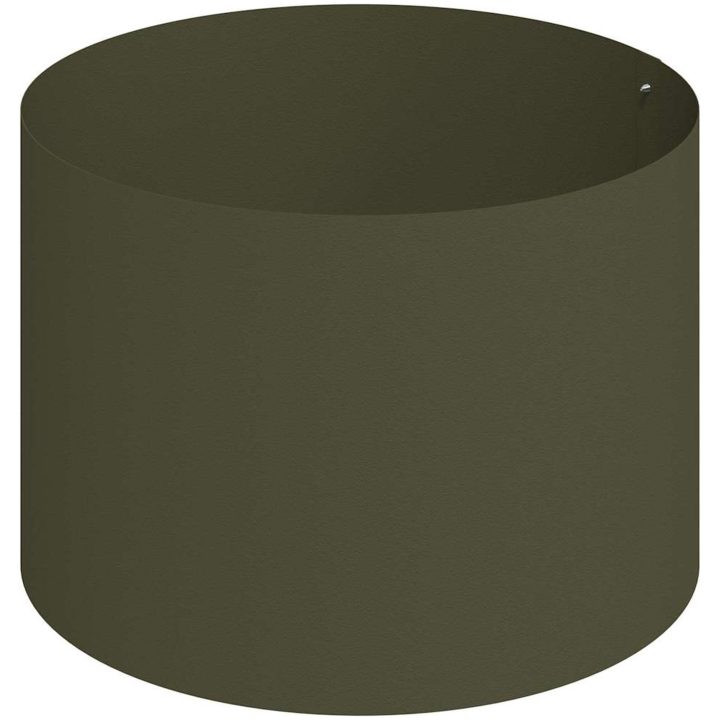 Metallkruka Stål/olivgrön Stål Modulär Metallkruka vidaXL ⌀90 cm – bild 7