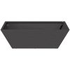 Metallkruka Svart Metall Dekorativa inslag vidaXL 50 x 50 x 15 cm – miniatyr 5
