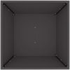 Metallkruka Svart Metall Dekorativa inslag vidaXL 50 x 50 x 15 cm – miniatyr 8
