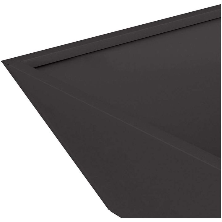 Metallkruka Svart Metall Dekorativa inslag vidaXL 50 x 50 x 15 cm – bild 9