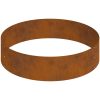 metallkruka Weathering steel Hållbar Metallkruka Rund vidaXL Large – miniatyr 5