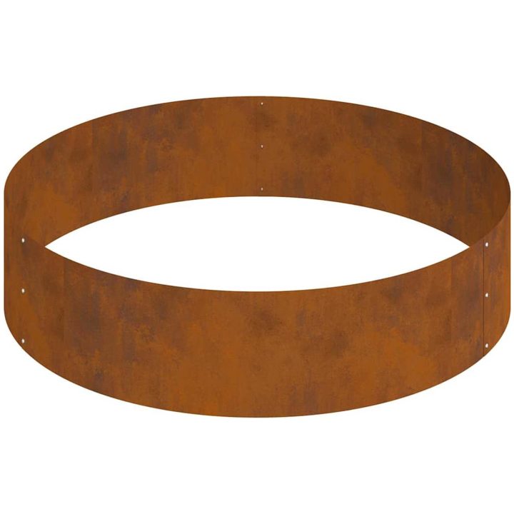 metallkruka Weathering steel Hållbar Metallkruka Rund vidaXL Large – bild 5