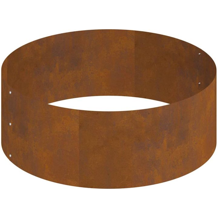 metallkruka Weathering steel Hållbar Metallkruka Rund vidaXL Large – bild 6