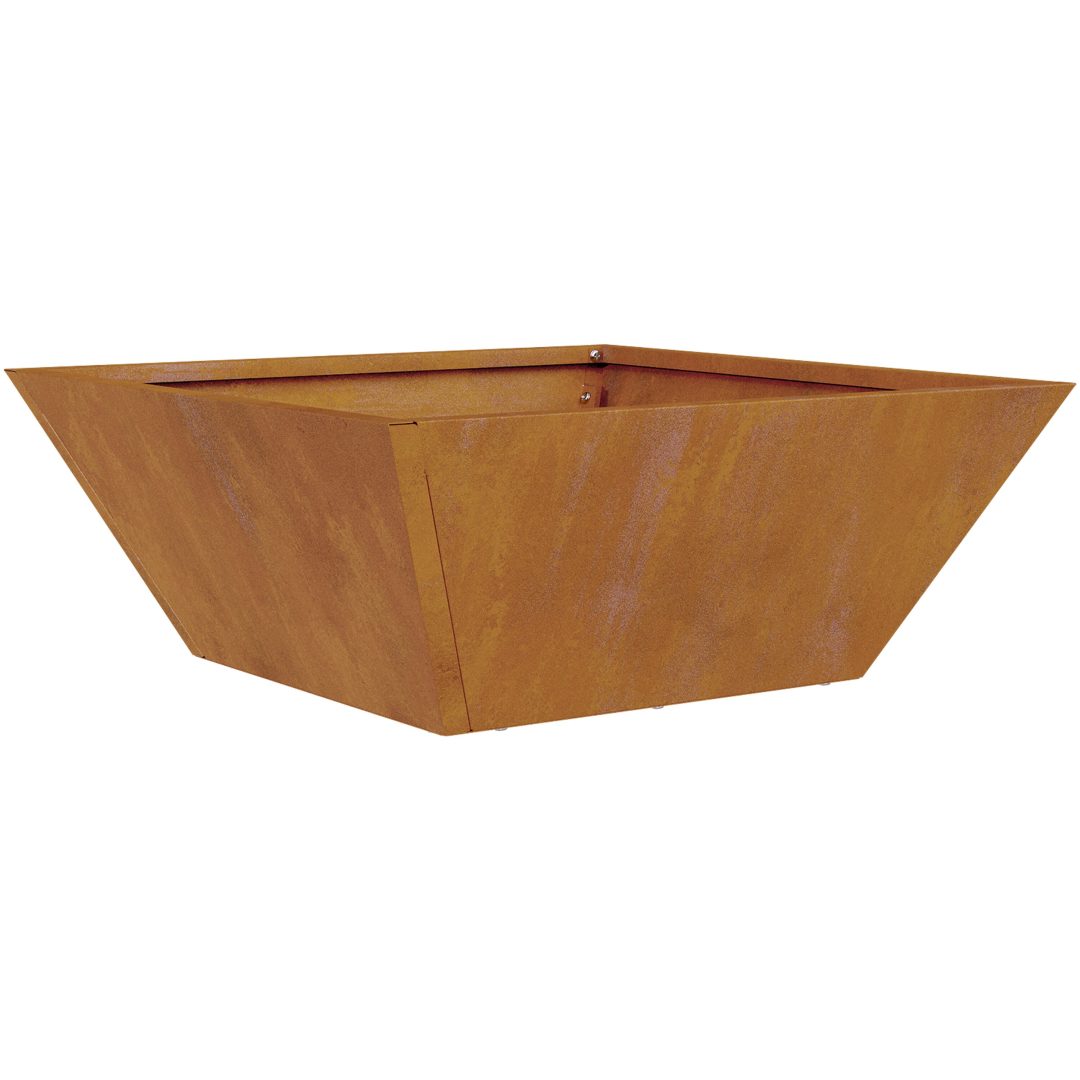 Metallkrukor Weathering steel vidaXL 40 x 40 x 15 cm – bild 6
