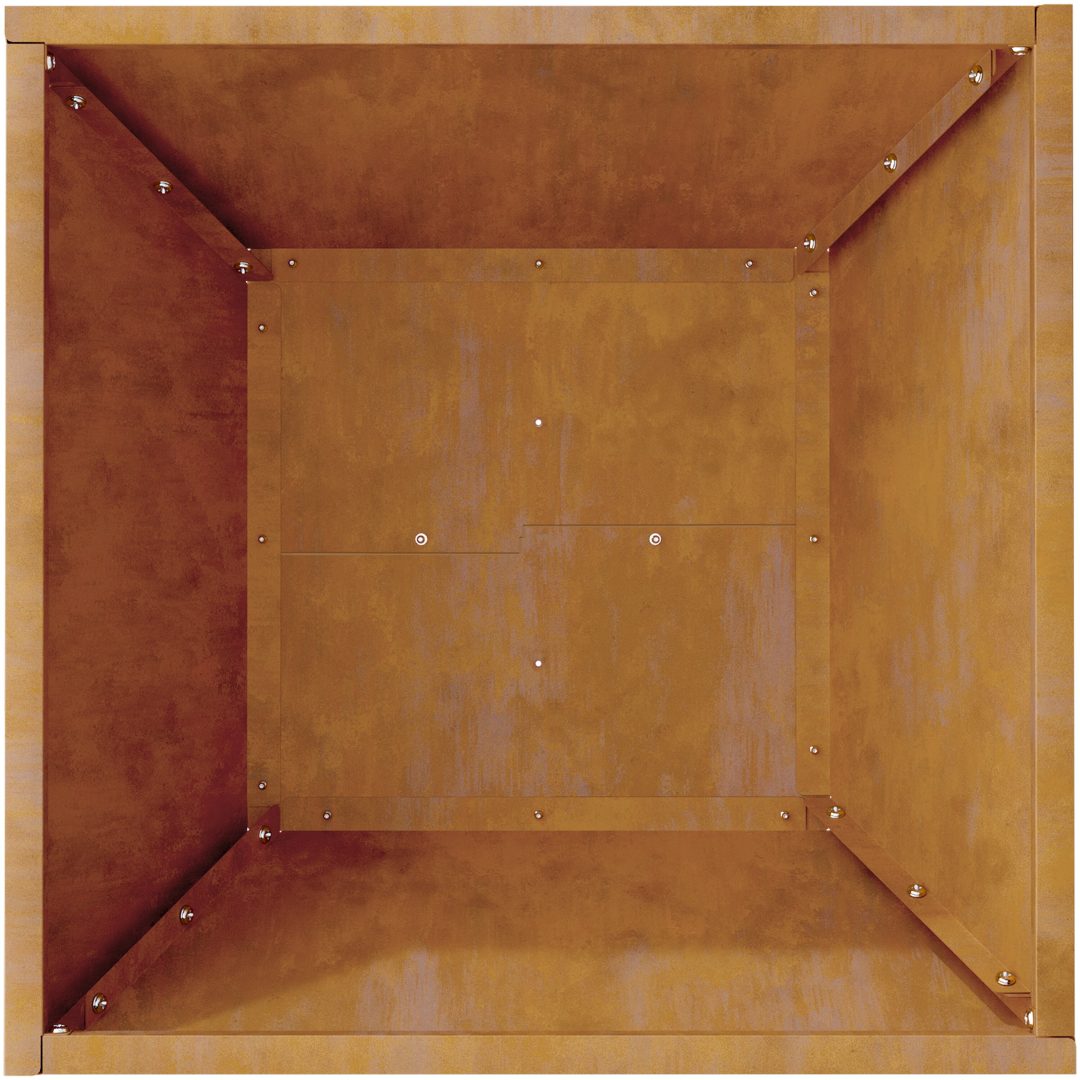 Metallkrukor Weathering steel vidaXL 40 x 40 x 15 cm – bild 10