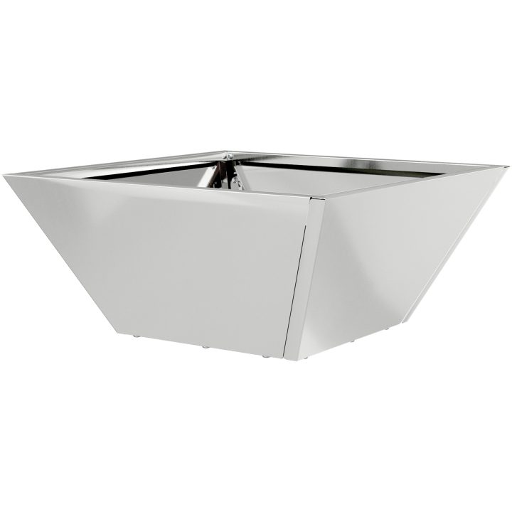 Metallkrukset Galvaniserat stål Dekorativa krukor vidaXL 35 x 35 x 15 cm – bild 8