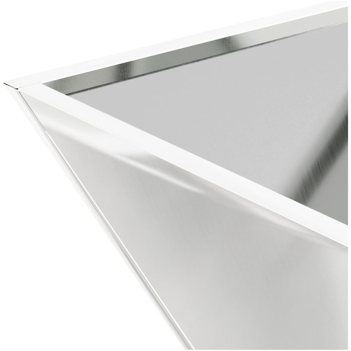Metallkrukset Galvaniserat stål Dekorativa krukor vidaXL 35 x 35 x 15 cm – bild 10